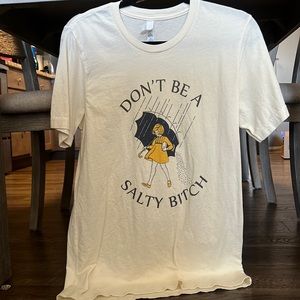 “Don’t be a salty b” graphic tee